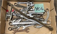 Lot of Combination & Box Wrenches