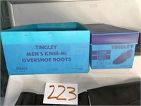 VINTAGE TINGLEY RUBBER BOOTS & SHOES SIZE SM