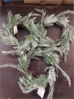 (3) Artificial Wreaths 12" NEW