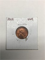 1954 uncirculated wheat one cent