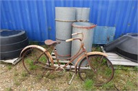 ANTIQUE WOMENS BIKE / AERATION TUBES