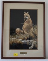 RED FOX BY MARGARET GRANT SIGNED 976