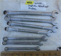 7 Craftsman metric wrenches
