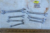 7 Craftsman double end wrenches