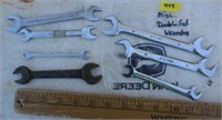 7 double end wrenches