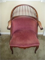 Barrel Spindle Back Chair, Repair Work