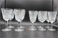 Set of Waterford Lismore Crystal Goblets