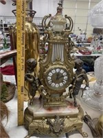 FIGURINE CLOCK W KEY