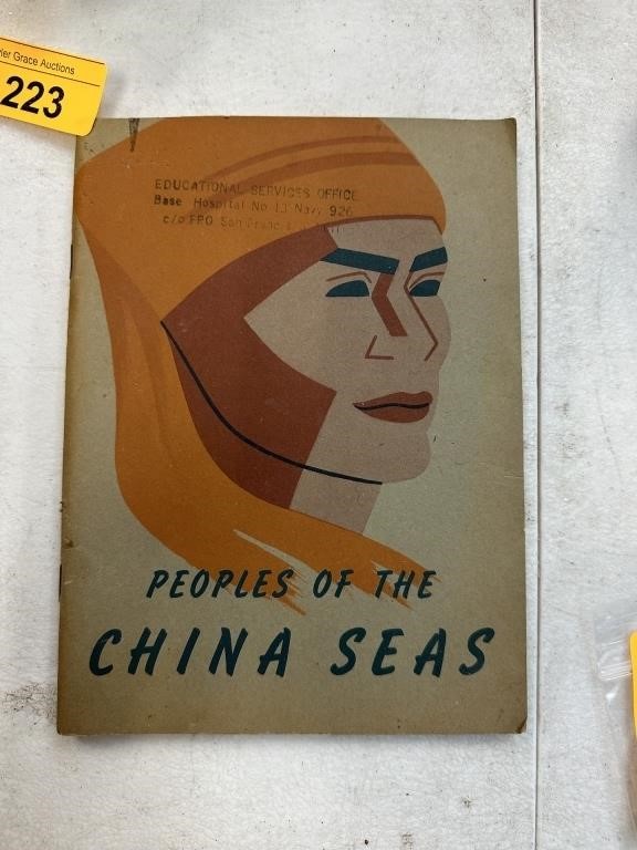WWII EPHEMERA BOOKLET PEOPLES OT CHINA SEAS 1942