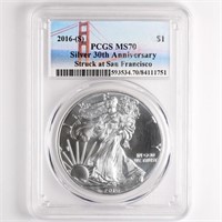 2016-(S) Silver Eagle PCGS MS70