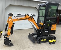 2024 Mini Excavator W/Cab, Blade & Thumb