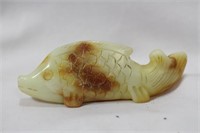 Jade or Similar Hardstone Fish