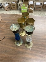Tumblers and Candle Holders.  No Ship