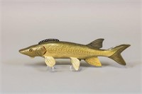 Sonny Bashore Sturgeon Fish Spearing Decoy,