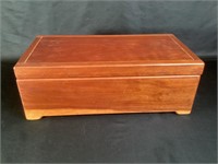 Vintage Solid Wood Trinket Box