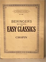 1931 CHOPIN: AUGENERS EDITION No. 5140.