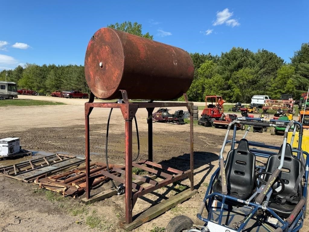 Fuel Barrel on stand