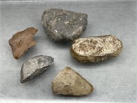 Native American Stone Tools From Large Collection