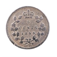 Canada 1899 Sterling Silver Ten cents