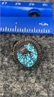 Sterling Silver Native American Turquoise Ring