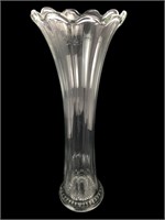 21.5" Large Glass Swung Floor Vase