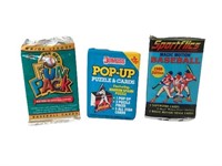 Donruss Pop-Up puzzle and cards