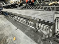 Mobile Slat Belt Conveyor Approx 5m x 390mm