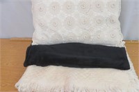 Lace Pillow & 2 Blanket / Throws