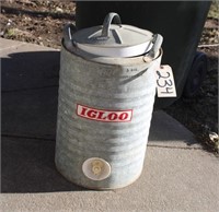 igloo metal water cooler