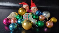 Vintage Mercury Glass Ornaments ++