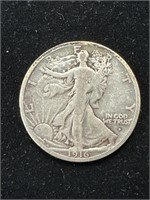 Semi Key Date* 1916-D Walking Liberty Half Dollar