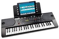 RockJam 49 Key Keyboard Piano with Power Supply,