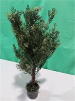 3.5' Artificial Potted Shrub, Green
