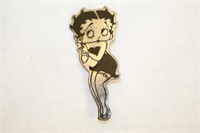 Sterling silver Betty Boop pin