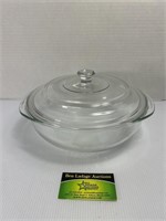 Large Pyrex Glass Bowl And Lid