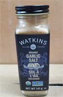 BB 9/23 Watkins Organic Garlic Salt, 141g x3