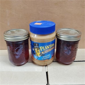 Peanut Butter & Homemade Jam (3 units)