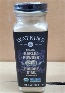Watkins Organic Garlic Powder, 90g x3