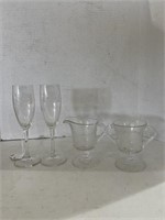 100 Anniversary BC Flutes and Glasses
