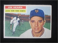 1956 TOPPS #202 JIM HEARN NEW YORK GIANTS