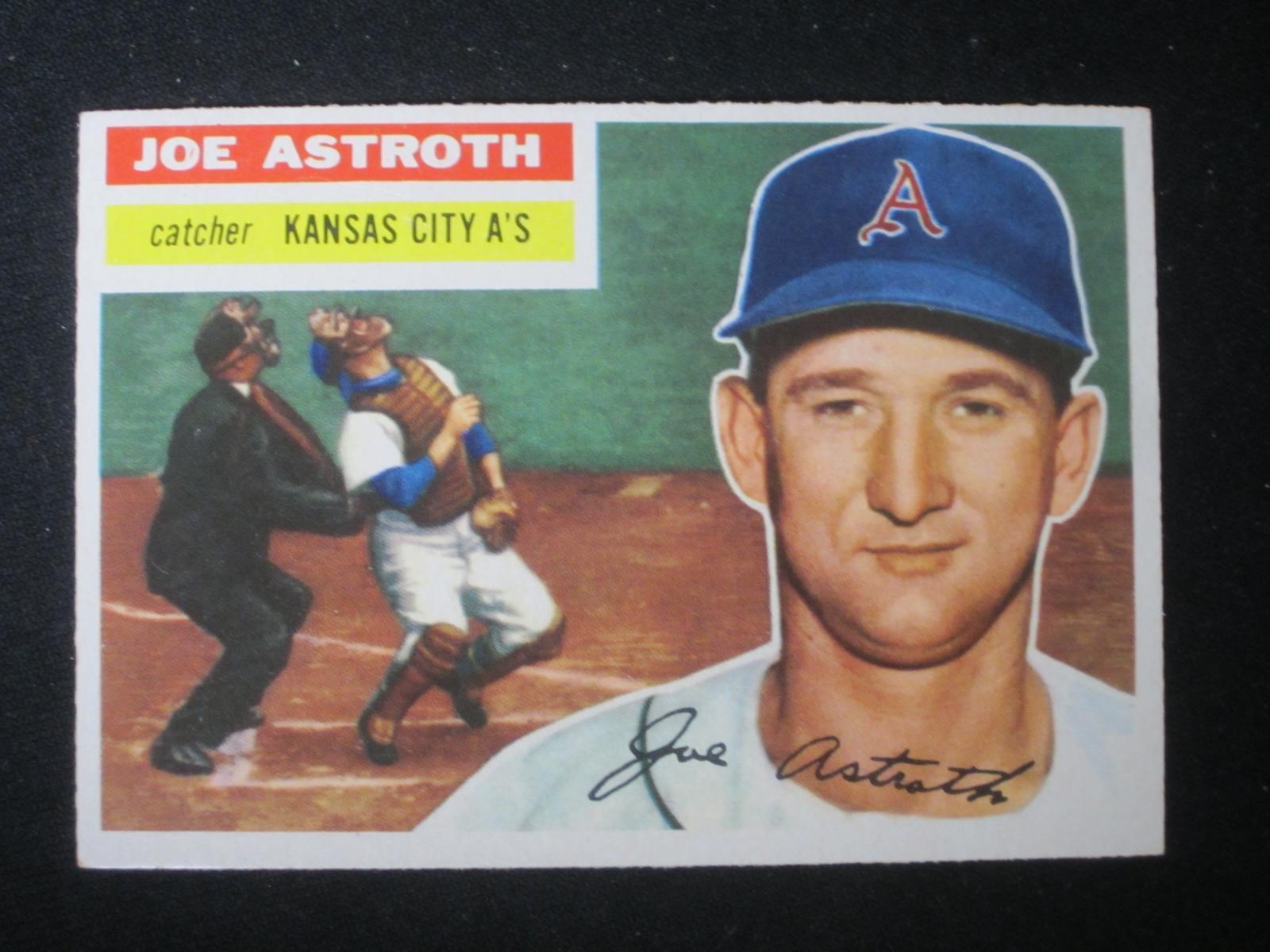 1956 TOPPS #106 JOE ASTROTH KC ATHLETICS