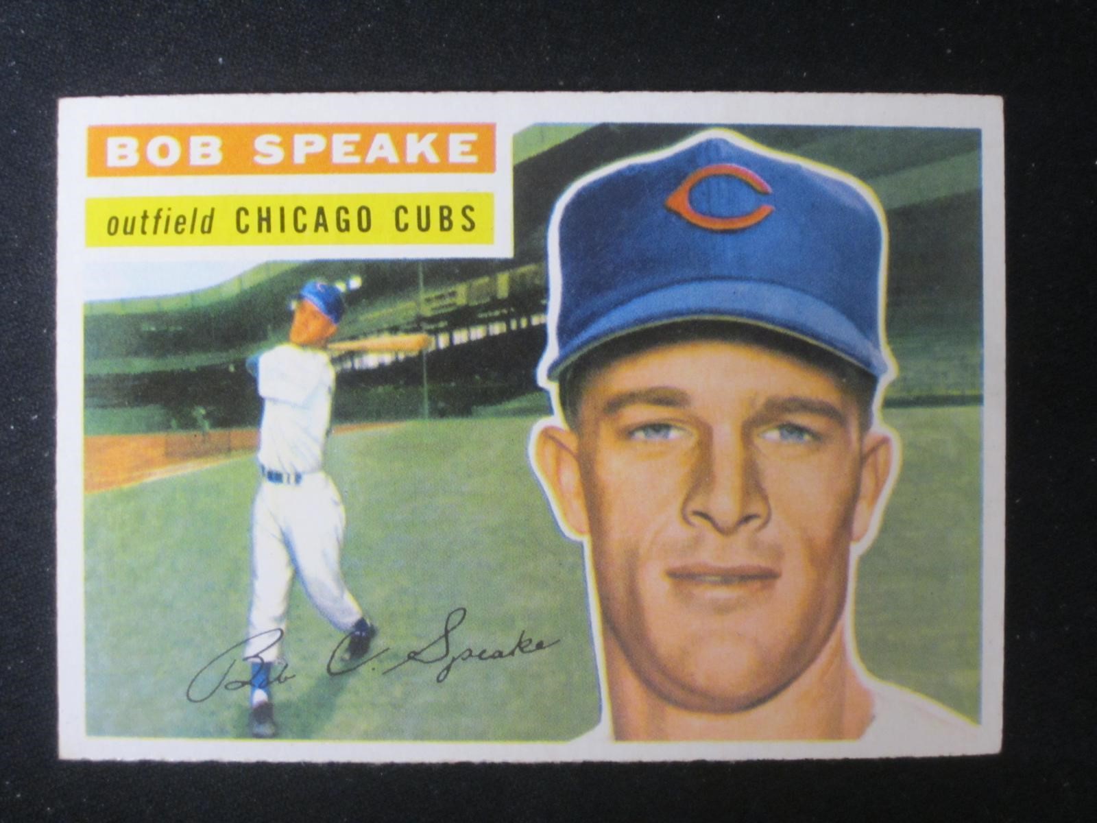 1956 TOPPS #66 BOB SPEAKE CHICAGO CUBS