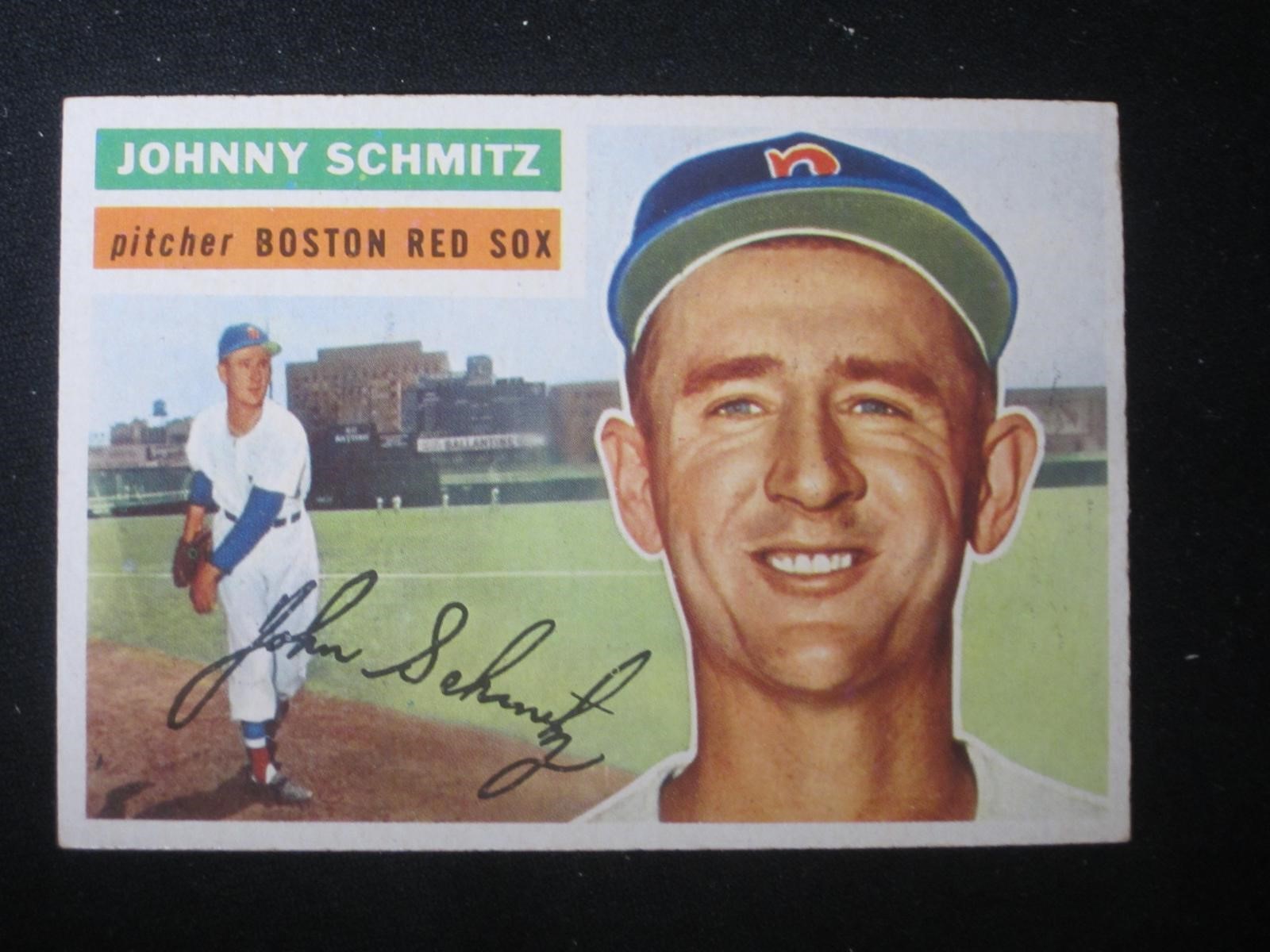 1956 TOPPS #298 JOHNNY SCHMITZ RED SOX