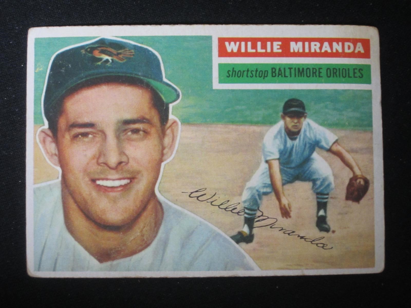 1956 TOPPS #103 WILLIE MIRANDA ORIOLES