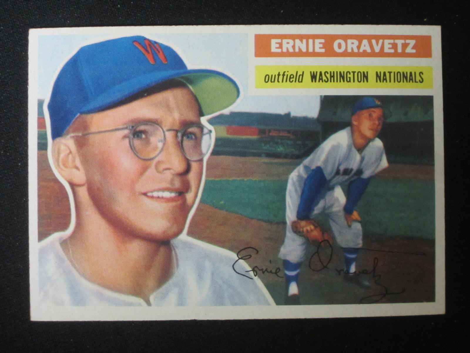 1956 TOPPS #51 ERNIE ORAVETZ NATIONALS