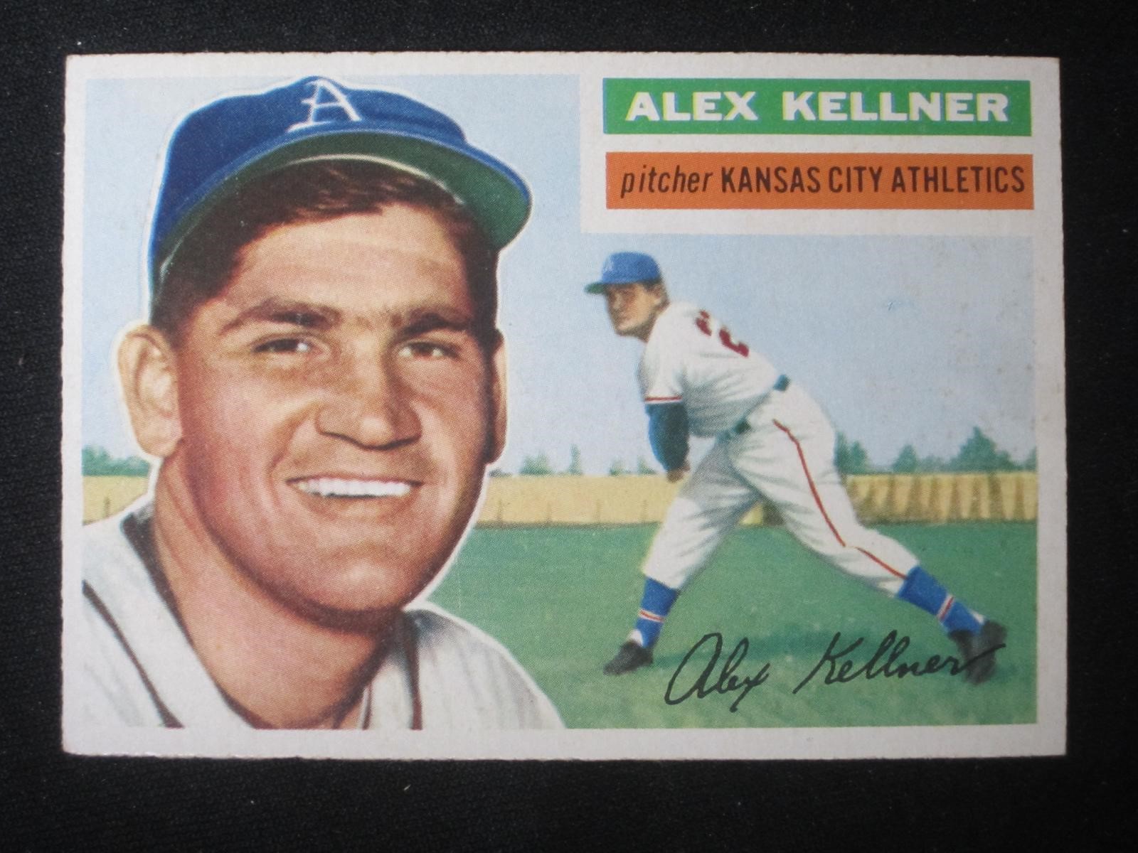 1956 TOPPS #176 ALEX KELLNER KC ATHLETICS