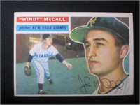 1956 TOPPS #44 JOHN WINDY MCCALL GIANTS