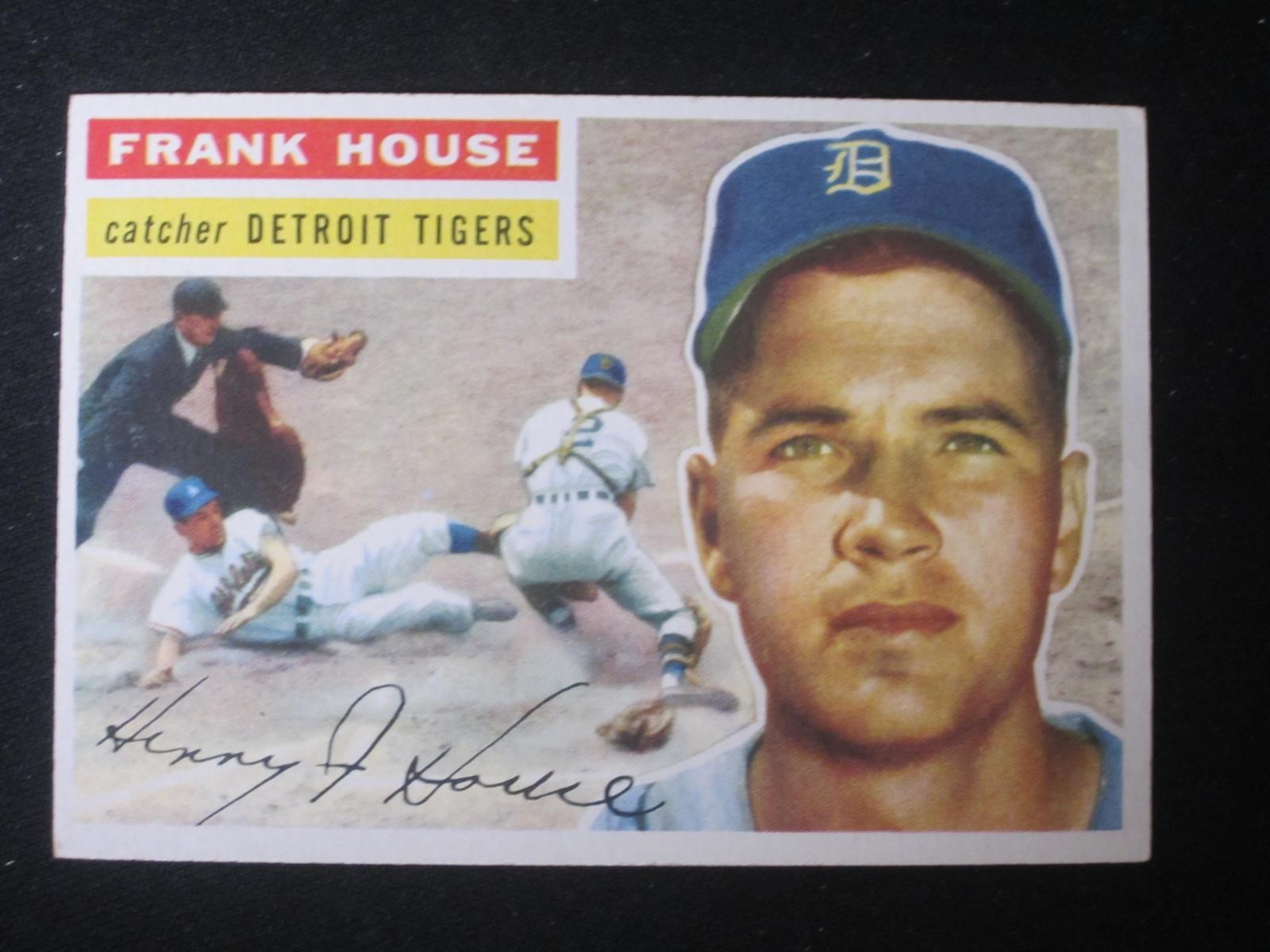 1956 TOPPS #32 FRANK HOUSE WHITE BACK