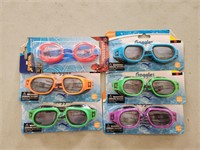 (5) Adult Swim Goggles & Spiderman Goggles