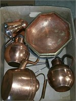 Box of copper pieces